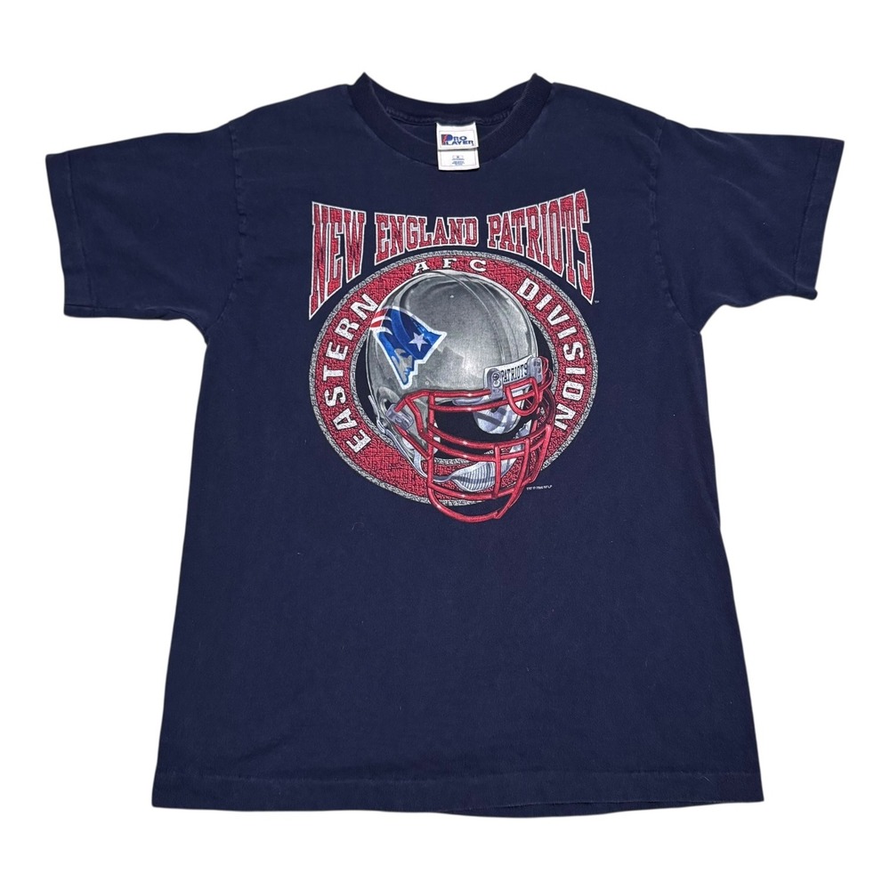 Vintage 90s Pro Player New‎ England Patriots Single Stitch Shirt Men's Medium